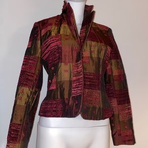 NWOT Women’s Harve Benard Patchwork Blazer (6P)
